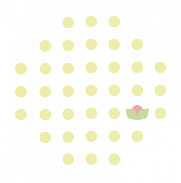 Viele Puntke stehen symbolisch für viele Engagementmöglichkeiten